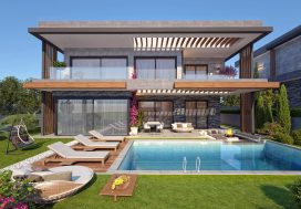 Вилла 3+1 в Кушадасы, Айдын, Турция №27069