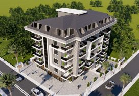 Квартира 1+1 Liva 3, Махмутлар, Аланья