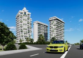 Квартира 1+1 Green Ocean Residence, Махмутлар, Аланья