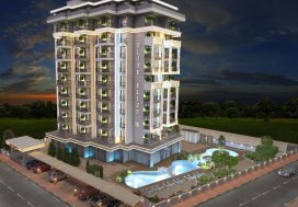 Дуплекс 2+1 Elize 3 Residence , Оба, Аланья