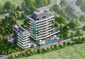 Квартира 1+1 Eden Garden, Авсаллар, Аланья