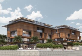 Садовый дуплекс с бассейном 3+1 Highlands, Хасбахче, Аланья