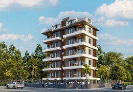 Квартира 1+1, White Life - IV , Кестель, Алания