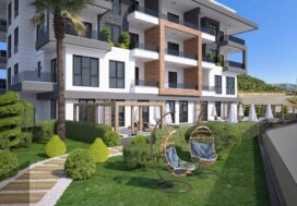 Садовый дуплекс 3+1, Richmond Residence, Каргыджак, Аланья