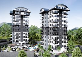 Квартира 1+1 в CARMEL TWINS, Авсаллар, Аланья