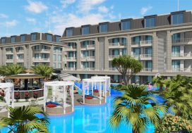 Квартира 1+1 Exodus Palace, Тюрклер, Аланья