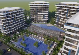 Дуплекс , 4+1 в Del Mare Collection, Окурджалар, Аланья