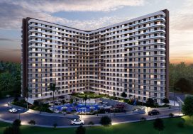 Квартира 1+1 в LEMON , Эрдемли, Мерсин