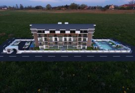 Квартира 1+1 Antares Koru-2, Газипаша, Аланья