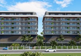 Квартира, 1+1 в EuroPort residence, Джумуриет, Газипаша