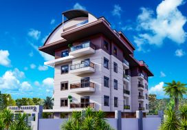 Дуплекс 4+1 в OBA FLORA GARDEN II, Оба, Аланья