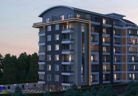 Квартира 1+1 в Luvi Residence, Пазарджи, Газипаша