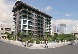 Квартира 1+1 в Onur Life, Авсаллар, Аланья