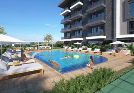 Дуплекс 2+1 в SEA VIEW, Конаклы, Аланья