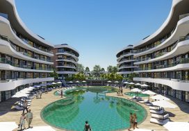 Квартира 2+1 в Elysium Gareden, Оба, Аланья