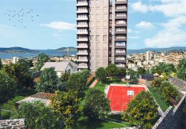 Квартира-дуплекс 4+1 Exodus Panorama, Картал, Стамбул