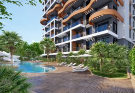 Квартира 2+1 в NOBBY GARDEN 2, Авсаллар, Аланья