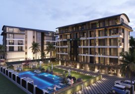 Квартира 1+1 в Mandarin Garden, Оба, Аалнья