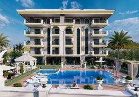 Квартира 1+1 в BEY HILL GARDEN, Оба, Аланья