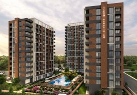 Квартира 1+1 в Eagle Terrace, Эрдемли, Мерсин