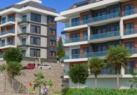 Пентхаус 3+1 в Trio Hill Residence, Каргыджак, Аланья