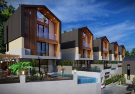 Вилла 3+1 в AMIRAL VILLAS, Тепе, Аланья