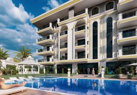 Дуплекс 2+1 в BEY HILL GARDEN, Оба, Аланья