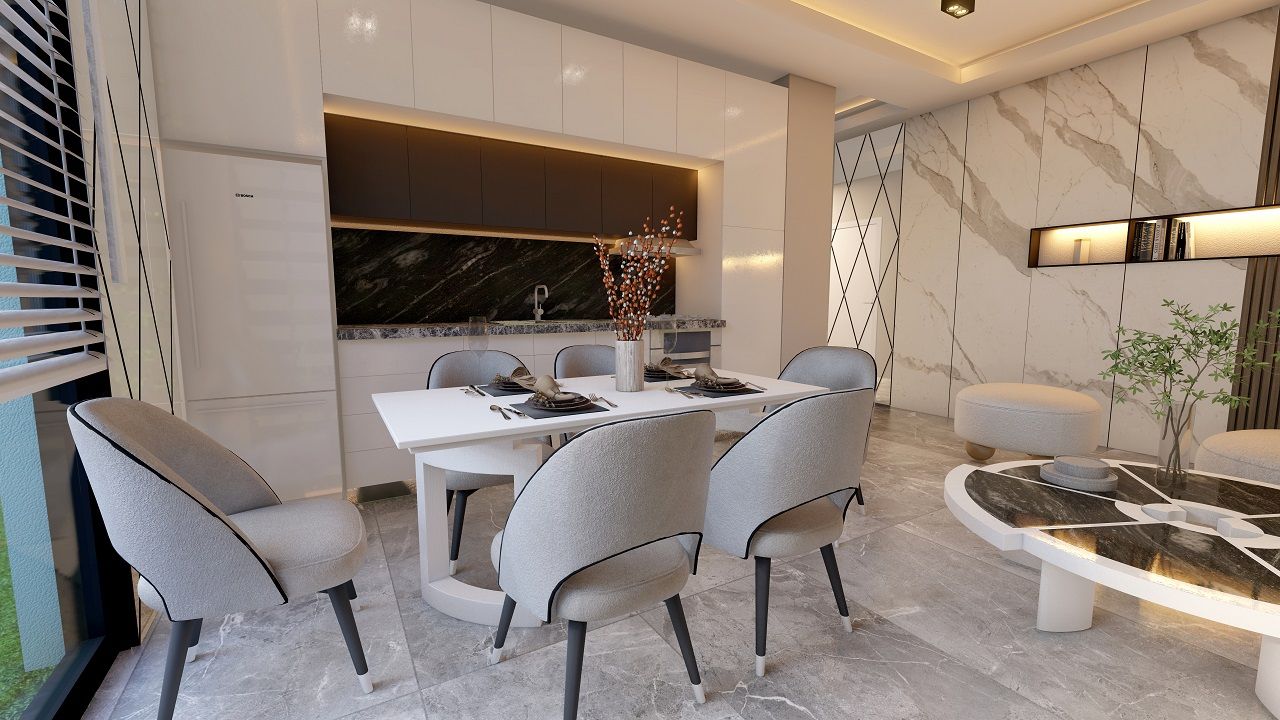 Alsancak'ta geniş çatı teraslı dubleks 2+1 daire (70 m2) » Haspo