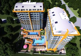Квартира 2+1 в Novita Deluxe Residence, Махмутлар, Аланья