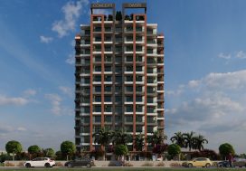 Квфртира 1+0 в CONCEPT OASIS, Тедже, Мерсин