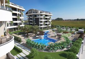 Квартира 1+1 в Victory Park, Оба, Аланья