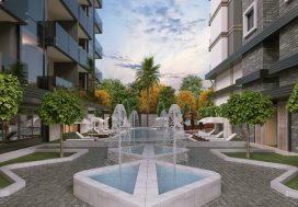 Квартира 1+1 в YAPARLI TWINS,Каргыджак, Аланья