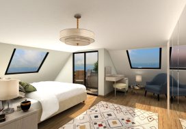 Квартира-пентхаус 3+1 Ses Ada Homes, Пендик, Стамбул