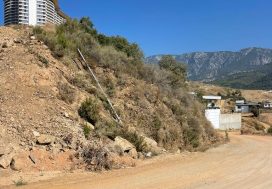 Земельный участок 1004 м2 с видом на море в Каргыджак, Аланья