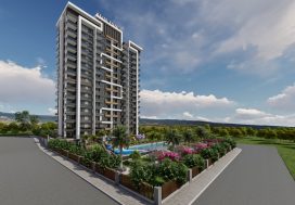 Квартира 1+1 в Alim Tower, Аяш, Мерсин
