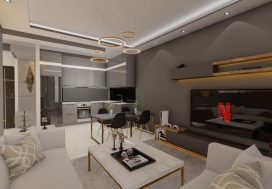 Дуплекс 3+1 в Loft Garden 4, Пазарчи, Газипаша