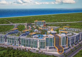 Квартира 1+1 Azura World, Турклер, Аланья