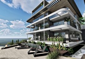 Дуплекс 2+1 в Kale Maison, Дамлаташ, Аланья