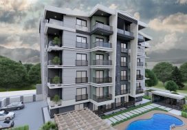 Квартира 1+1 Blue Dream, Газипаша, Аланья