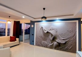 Квартира 2+1 Tepe Residence, Тосмур, Аланья