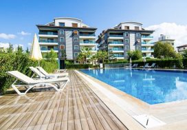 Квартира 2+1 Zumrut Konaklari, Конаклы, Аланья