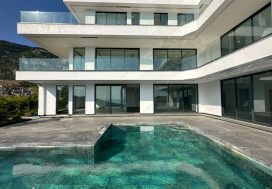 Вилла 5+3 с бассейном и СПА в Бекташ, Аланья