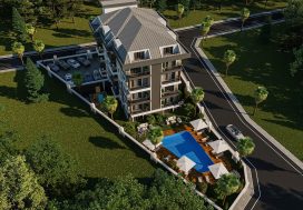 Квартира 1+1 MMT Yaz Suite, Паяллар, Аланья