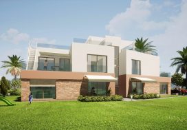 Квартира 2+1 с садом Santa Barbara, Искеле, Северный Кипр