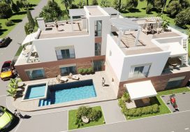 Квартира 1+1 с террасой Santa Barbara, Искеле, Северный Кипр