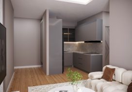 Квартира 1+1 в Lavinya Astoria, Мезитли, Мерсин