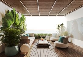 Пентхаус 1 bedroom 1+1 Pandawa Dream, Букит, Бали