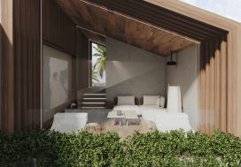 Вилла 1 bedroom 1+1 с террасой и джакузи Pandawa Hills, Букит, Бали