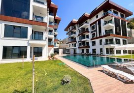 Продается квартира 1+1 в комплексе GOLD SIGNATURE, Каргыджак, Аланья