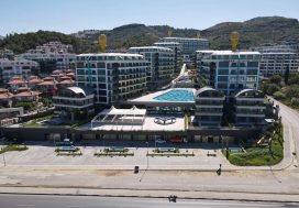 Продается квартира 1+1 в комплексе Konak Sea Side Premium, Каргыджак, Аланья